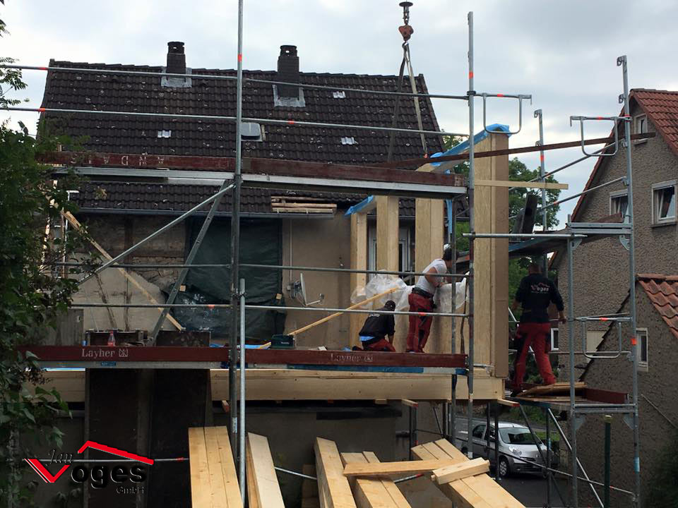 Holzrahmenbau Aufstockung Anbau Modernisierung Wohnraumerweiterung Dachdecker Hannover Hildesheim 18